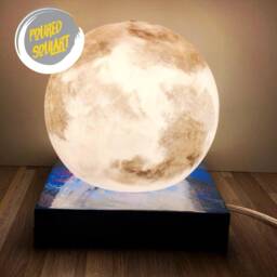 Handcrafted Lunar Moon Lamp - Ready To Light Made Order Custom Base Options