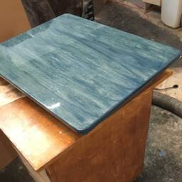 Kids Large Table 2 Cube Chairs, Montessori Set Custom Finish - thumbnail 4