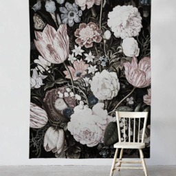 Classic Floral Art - Wall Tapestry Tapestry Boho Hangings Wanderlust Bohemian Home Decor Dorm T#12 - thumbnail 2