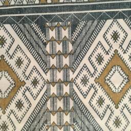 "Free Shipping Rag Rug/Chindi Floor J Scandinavian Area Rug, Cotton Ready To Ship 42""x27" - thumbnail 3