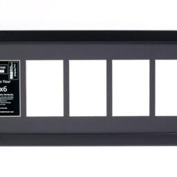 Multi 3 4 5 6 7 9 10 11 Opening Black Picture Frame With Mat To Hold 4x6 Photographs For Wedding, Personalized Name, Special Word Or Collage - thumbnail 2