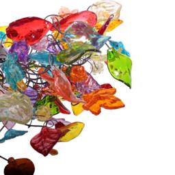 Lighting Hanging Chandeliers With Multicolored Leaves & Flowers For Bedroom, Dining Room Or Children Ceiling Light - thumbnail 2