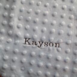 Super Soft Minky Monkey Blanket Pal Customized - thumbnail 2
