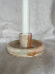 Dunes Candlestick Set, Peach & Cream Candle Gift Homeware, Boho Home Decor, Speckled Stick Holder