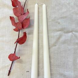 Dunes Candlestick Set, Peach & Cream Candle Gift Homeware, Boho Home Decor, Speckled Stick Holder - thumbnail 3