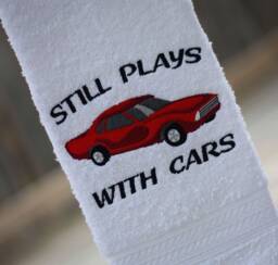 Cars Hand Towel, Personalize, Fun Gift For Dad, Brother, Boyfriend