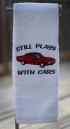 Cars Hand Towel, Personalize, Fun Gift For Dad, Brother, Boyfriend - thumbnail 2