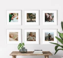 Personalized Photo Print Set Of 6 Custom Wall Decor, Framed Option - thumbnail 1