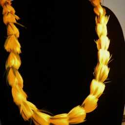 2 Hawaiian Heirloom Quality Feather Lei, Gift One & Keep For Yourself in Your Choice Of Colors. Ready To Wear Or Frame - thumbnail 4
