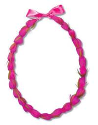 2 Hawaiian Heirloom Quality Feather Lei, Gift One & Keep For Yourself in Your Choice Of Colors. Ready To Wear Or Frame - thumbnail 2