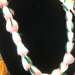 2 Hawaiian Heirloom Quality Feather Lei, Gift One & Keep For Yourself in Your Choice Of Colors. Ready To Wear Or Frame - thumbnail 3