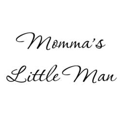 Momma's Little Man - Nursery Wall Decals Kids Room Wall Quote Vinyl Quotes For Boys Vwaq - thumbnail 2