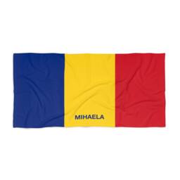 Romania Beach Towel, Romania Flag Tovel, Of Romania, Beach Country Gift - thumbnail 2