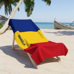 Romania Beach Towel, Romania Flag Tovel, Of Romania, Beach Country Gift - thumbnail 4