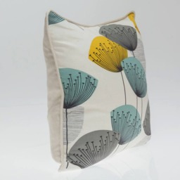 Sanderson Dandelion Pillow Cover, Floral Throw Pillow, Linen Back - thumbnail 2