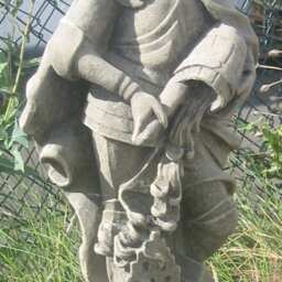Saint Florian Sculpture, Figure Of A Firefighter, Also Suitable For Hanging, Art, Sandstone, Antique Look V 02 - thumbnail 2