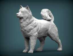 Alaskan Malamute Figurine - Ideal Gift & Memorial Keepsake Unique Dog Lover's Decoration - thumbnail 1