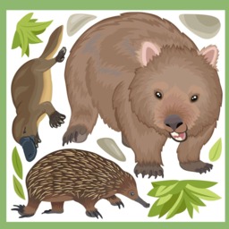 "Wall Sticker ""Wombat, Platypus, Echidna" - thumbnail 2