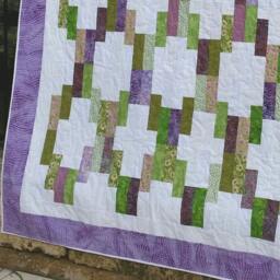 Handcrafted Double Or Small Queen Size Quilt Bedspread - thumbnail 3