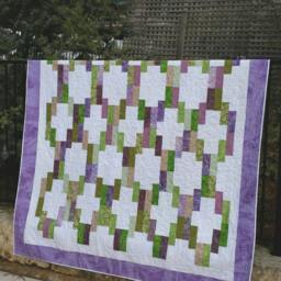 Handcrafted Double Or Small Queen Size Quilt Bedspread - thumbnail 2