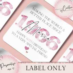 60Th Birthday Scented Candle, Making The World A Better Place Since 1966, Happy Birthday, Gift, Born in 1966 Gift For Mum - thumbnail 2
