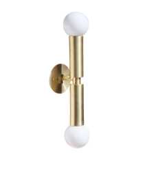 Brass Wall Sconce Light - Minimal Light, Ul Listed, No.0318 - thumbnail 1