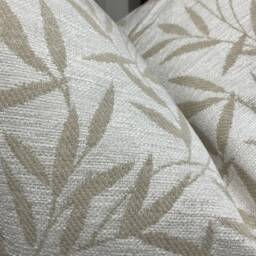Natural Cream Beige Pillow Cover, Leaves Trial - Double Sided Decorative Cushion Pillow Cover , Laura Ashley Fabric - thumbnail 4