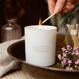 Personalised Map Candle - Valentine's Day Gift Our Favourite Place - thumbnail 2