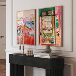 Henri Matisse Prints Set Of 2, Fauvist Interior Art, Colourful French Wall Art Pair, Classic Modern - thumbnail 1