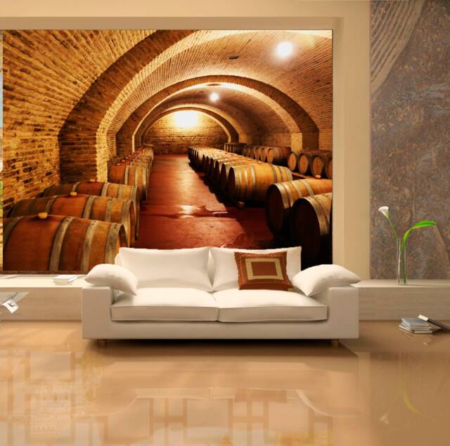 Vaults in The Wine Cellar Wall Mural Interior Removable Wallpaper Wall Decor Castle Self-Adhesive Large Wallpaper - image 1