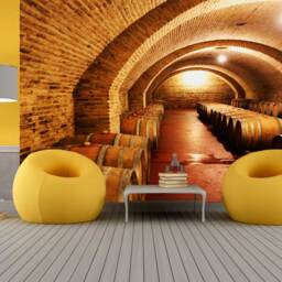Vaults in The Wine Cellar Wall Mural Interior Removable Wallpaper Wall Decor Castle Self-Adhesive Large Wallpaper - thumbnail 3