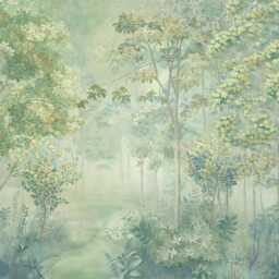 Panoramic Forest Landscape Printed Window Roller Blind - Nat-16 Custom Shade - Regular/Blackout - thumbnail 2