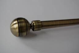 "Antique Gold Curtain Pole Finials " - thumbnail 1