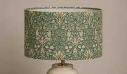 Morris & Co. Snakeshead Fabric Lampshade, in Choice Of Colour - thumbnail 1
