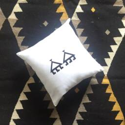 Gemini Gift, Zodiac Sign, Astrology Pillow, Horoscope Cushion, Embroidered Cover, Authentic Symbol, Birthday Present For Her - thumbnail 2