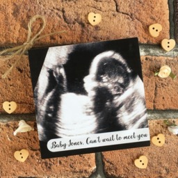 Scan Photo Block, Baby Frame, Ultrasound Photo, 4D Gift, Bump, Photography, Pregnancy Gift - thumbnail 2