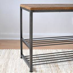 Hampstead Industrial Storage Bench - thumbnail 3