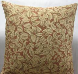 "Contemporary Leaves Print Decorative Pillow Cover-24""x 24" - thumbnail 1