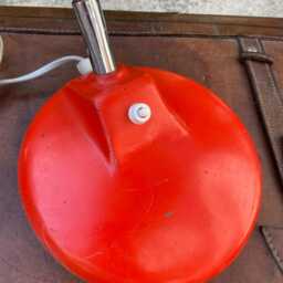 Vintage Orange Szarvasi Hungarian Desk Lamp From Early 1970S, Space Age Design - thumbnail 3