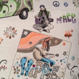 Australian Made Cushion, Retro Style, Hippies & Combi Vans, Cushion Cover - thumbnail 3