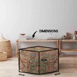 17Th Century Rug Kids Pouffe - Vintage Tapestry Design Antique Pattern Furniture Classic Art Decor Elegant Heritage Home Gift - thumbnail 2