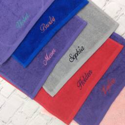 Personalized Washcloth, Dorm Teen Gift, Face Towel, Cotton Make Up Removal Cloth, Gift For Her, Slumber Party Favor - thumbnail 2