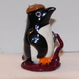 Artist Penguin With Tube Of Paint - thumbnail 3