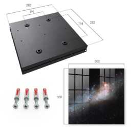 Galactic Mystery Wall Mounted Key Cabinet, Black Box For Wall, Abstract Cosmos, Space Lovers - thumbnail 4
