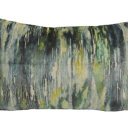 Clarke & - Umbra Peacock Sumptuous Designer Velvet Cushion Cover Throw Pillow Home Decor - thumbnail 2