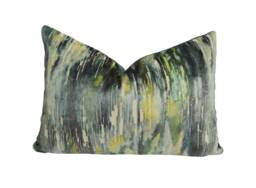 Clarke & - Umbra Peacock Sumptuous Designer Velvet Cushion Cover Throw Pillow Home Decor - thumbnail 1