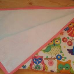 Baby Blanket, Receiving Blanket, Baby Girl Blanket, Owls Born Blanket, Towel Blanket, New Shower Gift - thumbnail 4