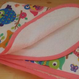 Baby Blanket, Receiving Blanket, Baby Girl Blanket, Owls Born Blanket, Towel Blanket, New Shower Gift - thumbnail 3