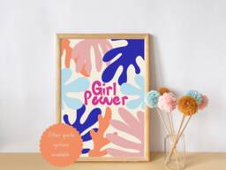 Bright Teen & Tween Prints. Positive Affirmation Quotes Perfect For Bedrooms, Girls Rooms Play - Print Only - thumbnail 1
