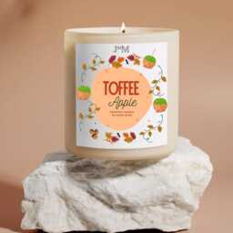 Toffee Apple Autumnal Candle. Autumn Scented Decor Candle For Home - thumbnail 3
